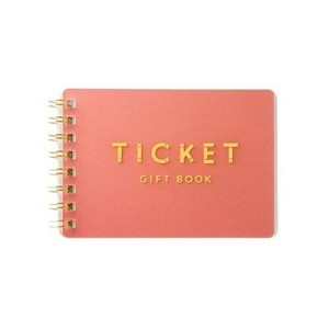 TICKET GIFT BOOK チケットギフトブック GTB-01 RED