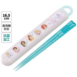 【スケーター】抗菌 食洗機対応 スライド箸＆箸箱セット【プリンセス 25】 日本製