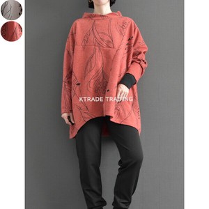 Sweater/Knitwear Floral Pattern Switching