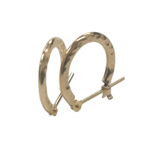 Pierced Earrings Gold Post Gold