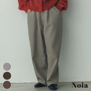 Full-Length Pant Check Wide Pants [2024 A/W NEW]