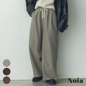 Full-Length Pant Check Easy Pants [2024 A/W NEW]