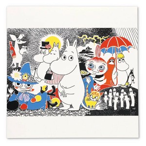 【ムーミン・北欧】[hype associates］グリーティングカードムーミン　スクエアコミック表紙絵1巻