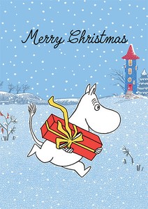 【ムーミン・北欧】[hype associates］グリーティングカードムーミン　メリークリスマス　プレゼント