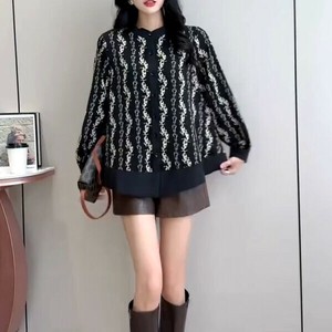 T-shirt Flare Stripe Switching