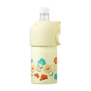 BOTTLE IN BOTTLE　ボトル イン ボトル　折りたたみハンドルタイプ　イエロー（花柄）　ABIB-EFYE
