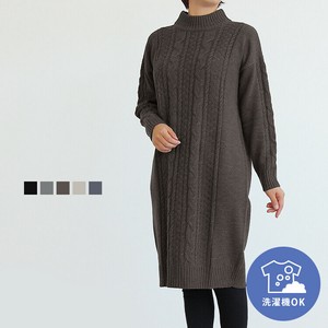 Casual Dress High-Neck Knit dress [2024 A/W]
