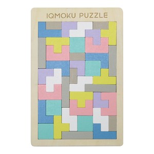 【デビカ】イクモク 木製知育パズル  四角形