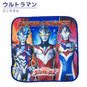 【ウルトラマン】ミニタオル ウルトラヒーローズ柄
