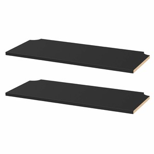 マルチユースカウンター用棚板 ブラック 2枚入リ
