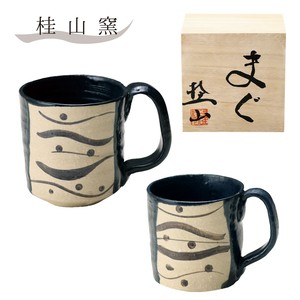 桂山窯　黒織部マグ [単品／全2種]【日本製／美濃焼】