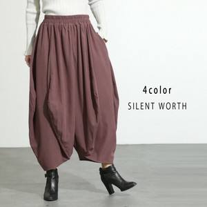 【SALE】コーデュロイ変形ワイドパンツ♪