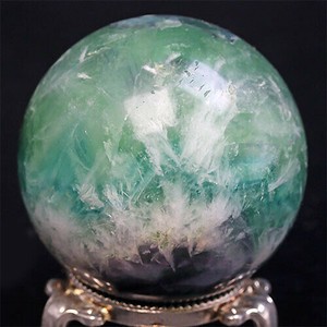 Object/Ornament Natural Stone Feather 61mm