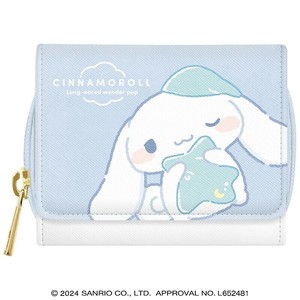 ■2024AW　新作■　サンリオキャラクターズ　三つ折り財布　シナモロール