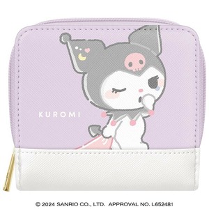 ■2024AW　新作■　サンリオキャラクターズ　二つ折り財布　クロミ
