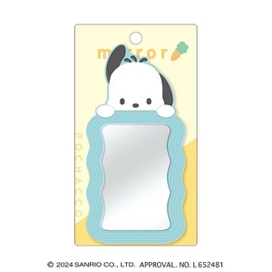 ■2024AW　新作■　サンリオキャラクターズ　ウェーブミラー　ポチャッコ