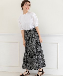 Skirt Printed Tiered Skirt