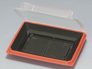 フードパック スクエア27 黒淵朱 福助工業 使い捨て 【サンプル可】