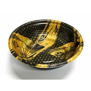 麺容器 E-52浅本体 夢織黒金/黒 デンカポリマー 使い捨て 電子レンジ可 【サンプル可】