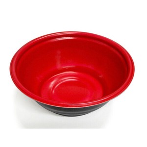 麺容器 E-52本体 赤/黒 デンカポリマー 使い捨て 電子レンジ可 【サンプル可】