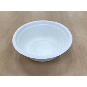 どんぶり容器 L026 バガスモールドボール 350mL シンギ 使い捨て 電子レンジ可