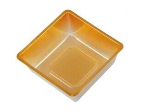 個食容器 46角×30H 金 使い捨て 【サンプル可】