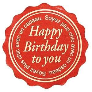 ラベル HAPPY BIRTHDAY TO YOU シール(100枚) ヘッズ