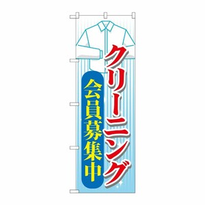 [G] クリーニング 会員募集中 のぼり GNB-1143 P・O・Pプロダクツ