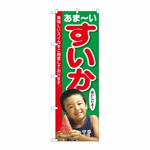 [G] すいか 子供写真 1人 のぼり SNB-2198 P・O・Pプロダクツ