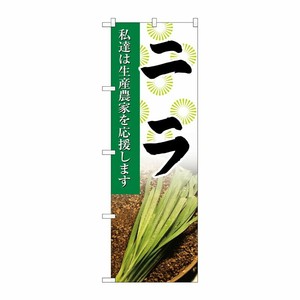 [G] ニラ 写真 のぼり SNB-2265 P・O・Pプロダクツ