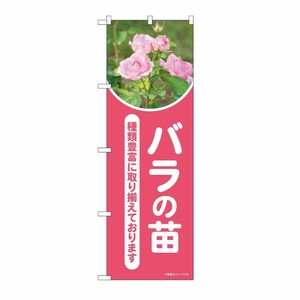 [N] のぼり バラの苗 ピンク 写真 OTM No.84236 P・O・Pプロダクツ