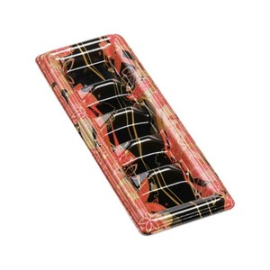 寿司容器 元助26-9(太巻5巻) 本体 はな舞赤 エフピコ 使い捨て 【サンプル可】