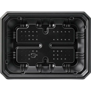 惣菜容器 FTレンジ角20-15(25) 黒 エフピコ 使い捨て 電子レンジ可 【サンプル可】