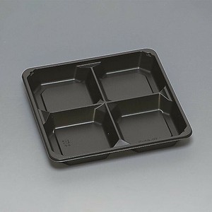 弁当容器 TR-65-3H 黒 福助工業 使い捨て 電子レンジ可 【サンプル可】