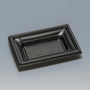 弁当容器 箱重22-15H 黒 福助工業 使い捨て 電子レンジ可 【サンプル可】