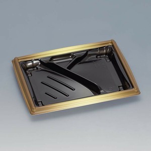 弁当容器 箱膳23-18-4H 焼杉 福助工業 使い捨て 電子レンジ可 【サンプル可】