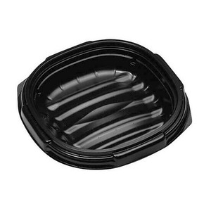 グルメ丼20中皿1K黒 使い捨て 電子レンジ可 【サンプル可】