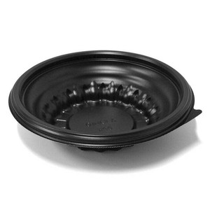 どんぶり容器 夢丼40本体黒 デンカポリマー 使い捨て 電子レンジ可 【サンプル可】