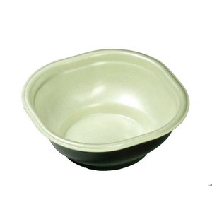 どんぶり容器 グルメ丼20本体K黒 デンカポリマー 使い捨て 電子レンジ可 【サンプル可】