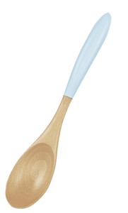 塗分カレースプーン　ブルー　【木製品　おしゃれ　WOOD】