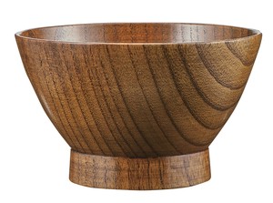 スープボウル 目摺り　【木製品　おしゃれ　WOOD】