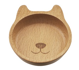 ブナ アニマルプレート いぬ　【木製品　おしゃれ　WOOD】