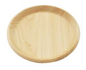 ひのき 丸プレート 14.5　【木製品　おしゃれ　WOOD】