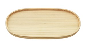 ひのき オーバルプレート スリム　【木製品　おしゃれ　WOOD】
