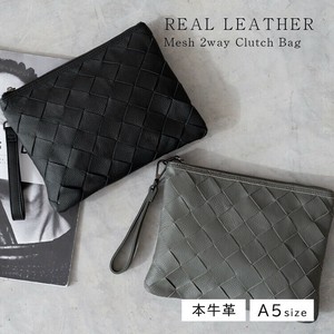 手拿包 Design 2WAY/两用 网眼 男女兼用 牛皮