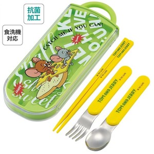 Bento Cutlery Bird Tom and Jerry Skater Antibacterial Made in Japan