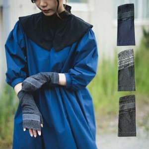 S009　すそケミカルレースUVアームカバー手袋　ショートサイズ