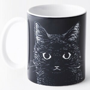 【CACAOCAT】マグカップ Black　猫グッズ