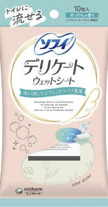 ソフイデリケ-トウェットせっけんの香り　10枚