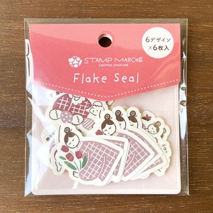 Stamp Marche Tape Flake sticker Made in Japan